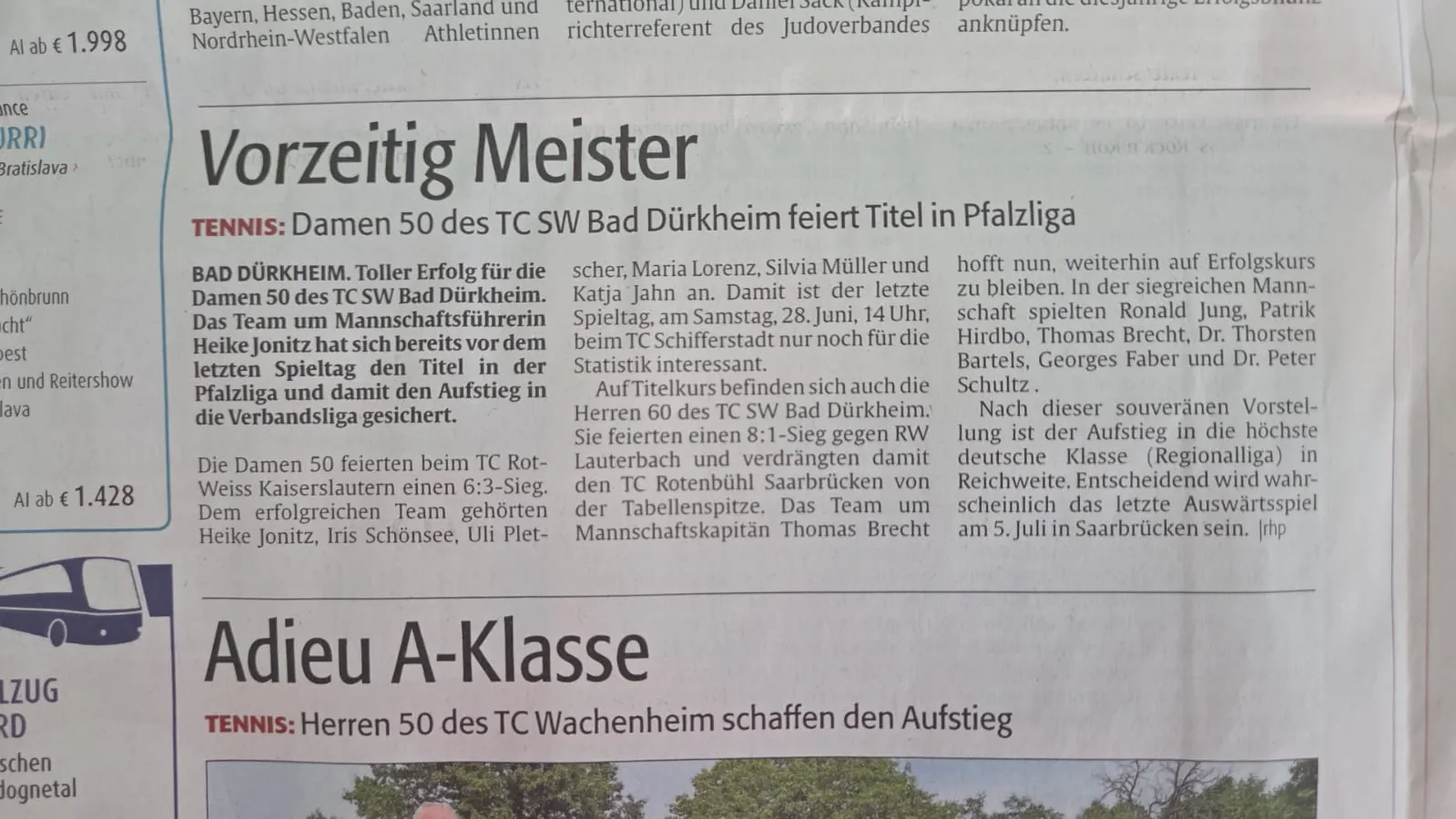 Unsere Aufsteiger 2025