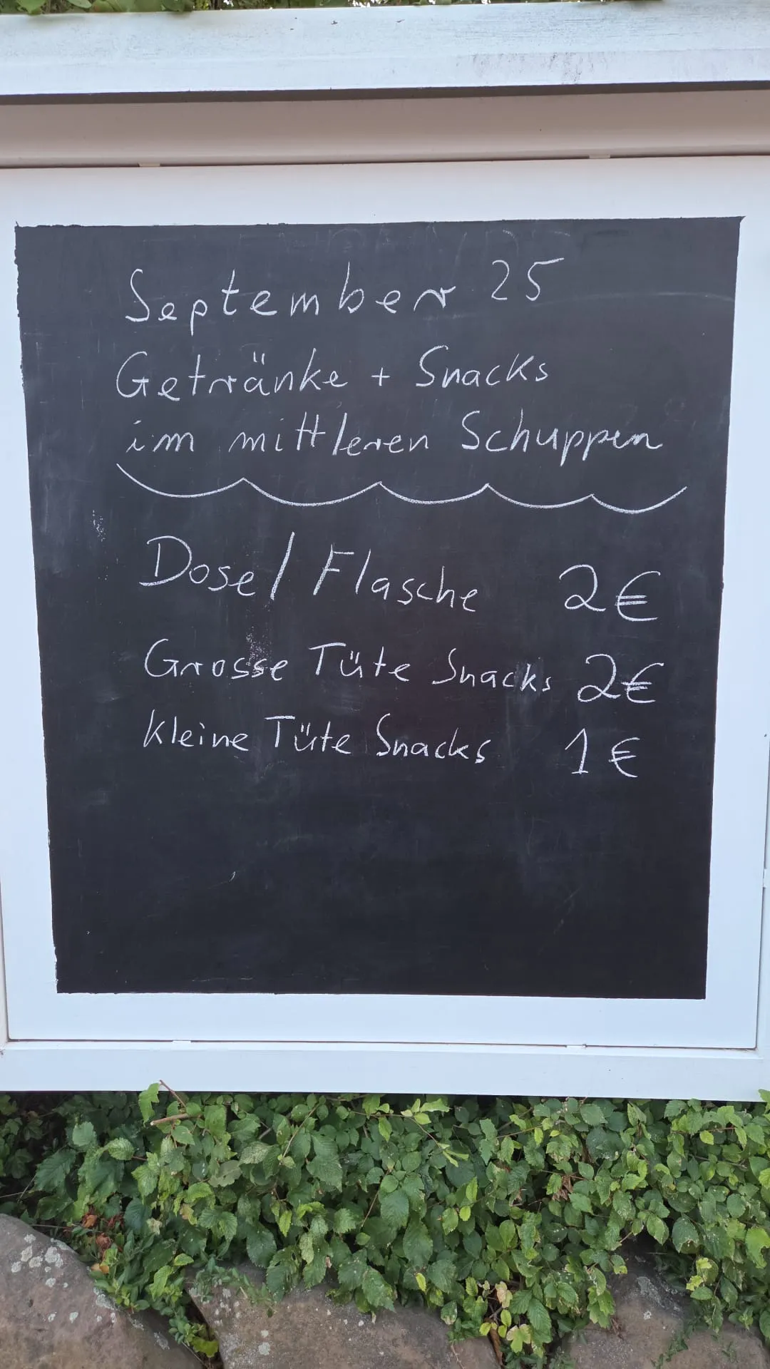 Notversorgung Preisliste